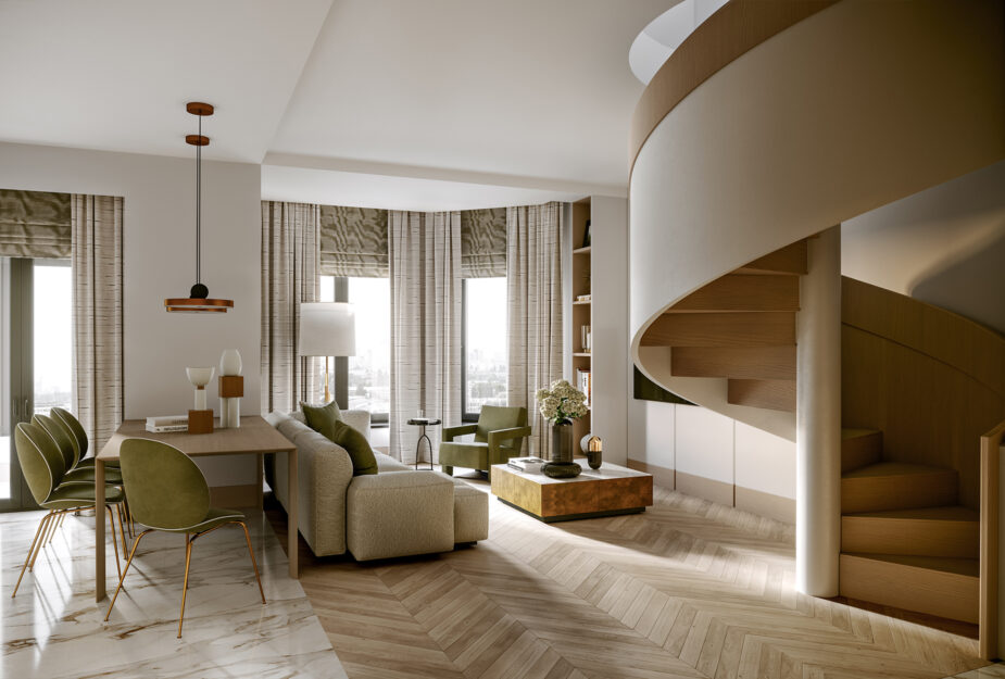 Duplex apartment in Kharkiv