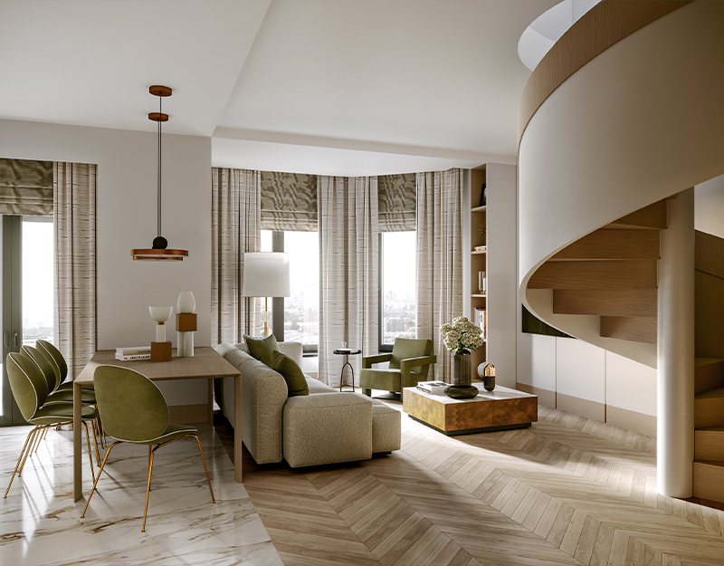 Duplex apartment in Kharkiv