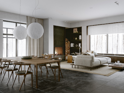 A minimalist chalet in Kharkiv