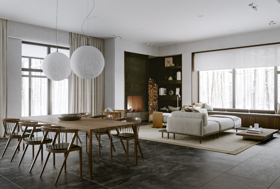 A minimalist chalet in Kharkiv
